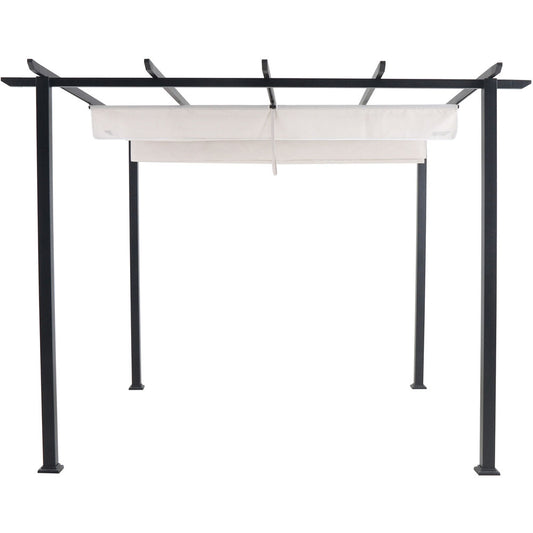 Hanover Reed 7.6'x9.9'Aluminum and Steel Pergola458