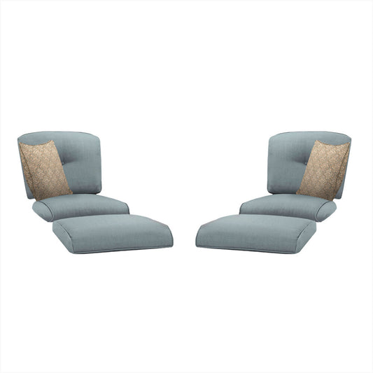 Hanover Strathmere Side Chair and Ottoman Cushions S/2510