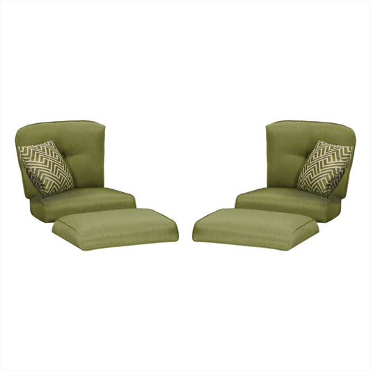 Hanover Strathmere Side Chair and Ottoman Cushions S/2511
