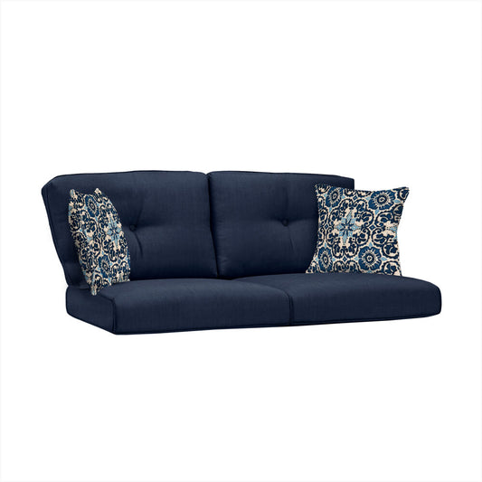 Hanover Strathmere Loveseat Cushions and Toss Pillows516