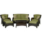 Hanover Strathmere 6-pc Deep Seating Set w/Cushions, Coffee Table356