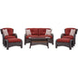 Hanover Strathmere 6-pc Deep Seating Set w/Cushions, Coffee Table357