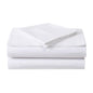 90X110 T180 55/45 WHITE QUEEN FLAT SHEET