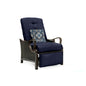 Hanover Ventura Luxury Recliner with Pillow Accessory, All-weather, Resin Weave366