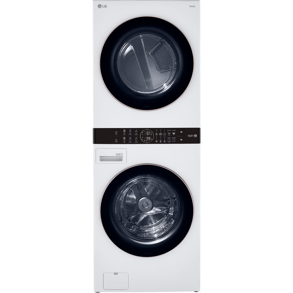 LG4.5 CF / 7.4 CF Electric Washtower with Center ControlWKE100HWA