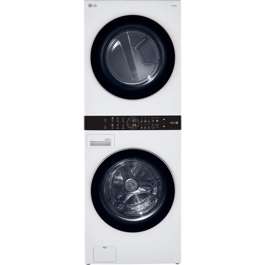 LG4.5 CF / 7.4 CF Electric Washtower with Center ControlWKE100HWA