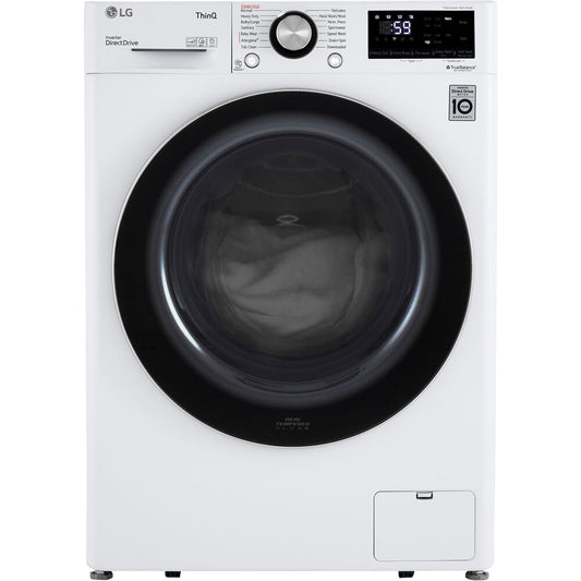 LG 2.3 CF / 24" Compact Front Load Washer, ThinQ