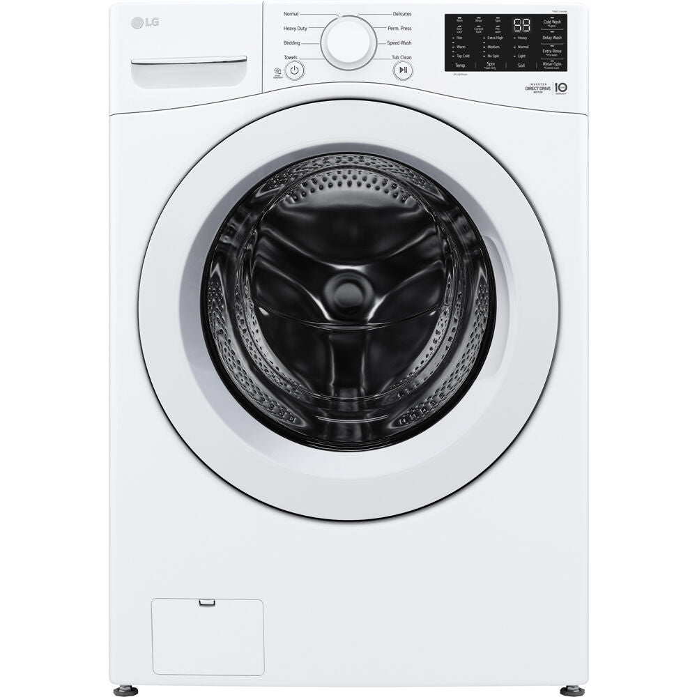 LG 5.0 CF Ultra Large Capacity Front Load Washer with ColdWash, NFC Tag On,Laundry