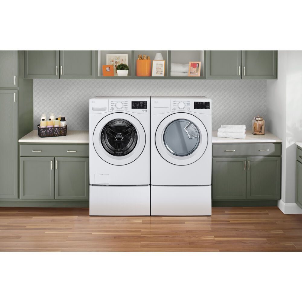 5.0 CF Front Load Washer (WM3470CW) & 7.4 CF Electric Dryer (DLE3470W),Laundry