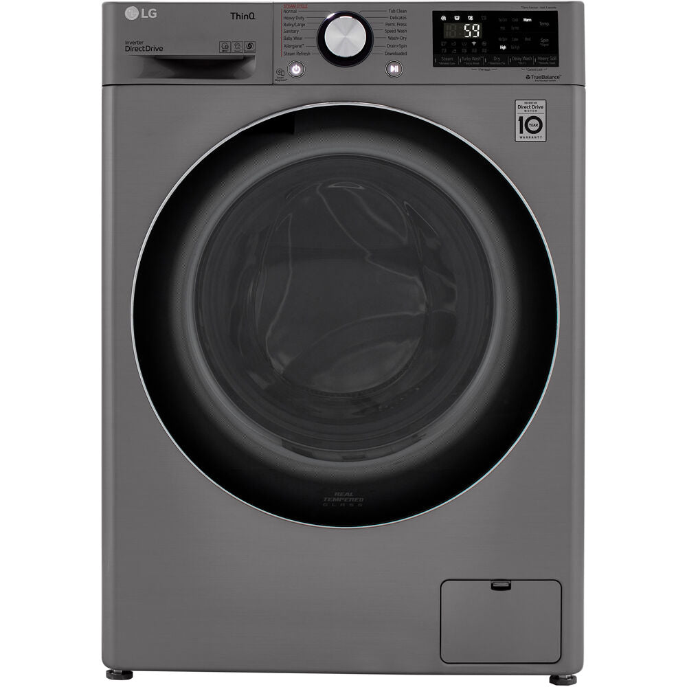 LG 2.3 CF / 24" Compact All-In-One Washer/Dryer, Ventless, ThinQ,Laundry