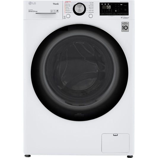 LG 2.3 CF / 24" Compact All-In-One Washer/Dryer, Ventless, ThinQ,Laundry