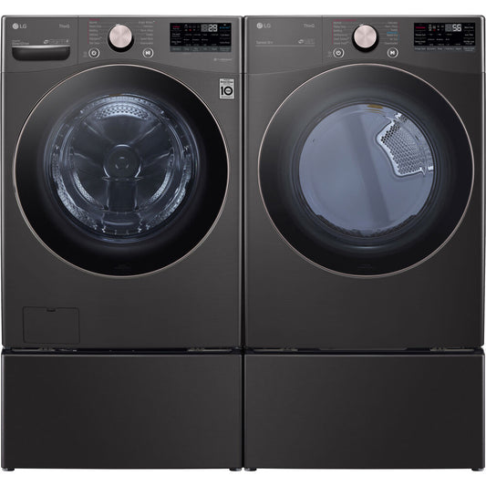LG4.5 CF Front Load Washer (WM4000HBA) & 7.4 CF Gas Dryer (DLGX4001B)WM4000HBA-G-KIT