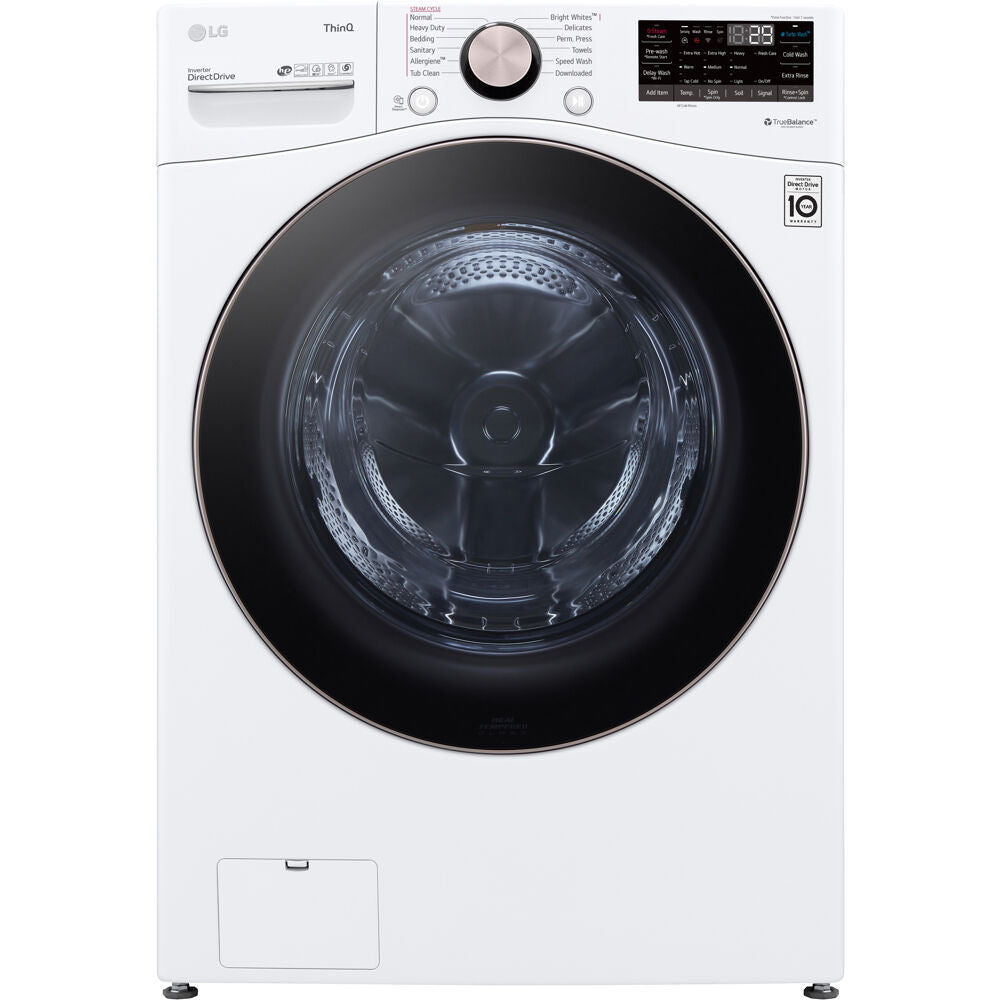 LG 4.5 CF Ultra Large Capacity FL Washer w/ AIDD, Turbowash, Steam, Wi-Fi,Laundry